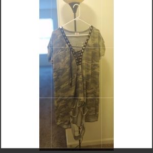 Distressed Army Camouflage Tunic
